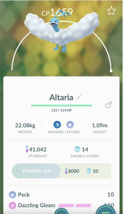 altaria pokemon go